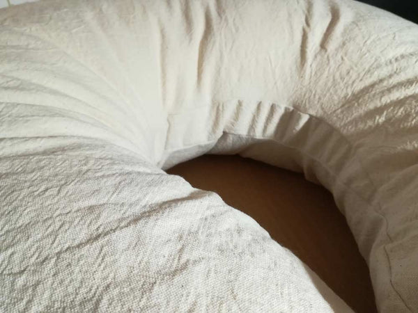 Perna Clepsidra cu fata din panza de casa naturala